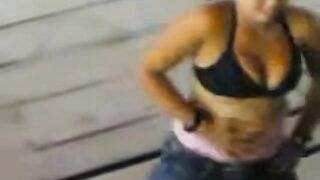 Indonesian Babe's Striptease