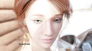 Heart Problems - pt1. Stepson Dry hump stepmom's Ass cheeks on the side of the road - Kimmytoons