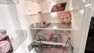 She's a bi-atch who got pounded on a cooker and table, giving the hottest XXX!