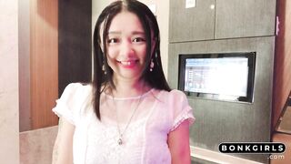 Fucking an Asian Whore in a Hotel - Hardcore Teen with Tattoos