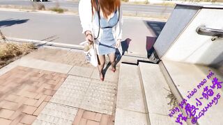 【人前野战】我和老公在户外做爱给流浪汉看，并帮他手淫1