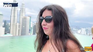 Hotel bang-out in luxury room, boned anal invasion and doggystyle, cum on face -