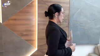 Colombian hooker Kylei Ellish gives authoritative blowjob and doggystyle fucking.