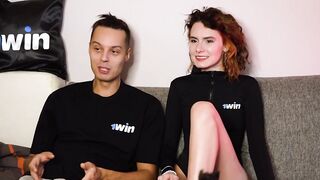 Darcy Dark plays strip games, flashing innate baps and lovemaking postures on