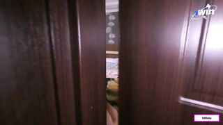 Amateur couple's very first time romp in rear end style. Cum in mouth! Big ass.