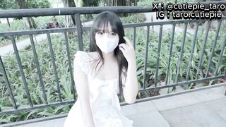 ✅新晋网黄女神『小巧芋艿taro』邻家小妹清纯连衣裙 对白淫荡极度反差，如玉般的身体！酥到骨头里(2V)