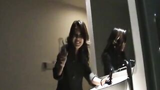 Asian Girl Uses a Bottle to Masturbate