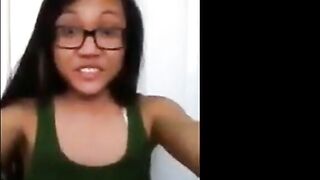 Asian Webcam Girl Pleasures Herself for Her Boyfriend