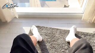 1WINPORN Step Sister Caught ally's stepduddy's brotherJerking Off! But She Didn't