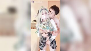 ✅反差女大小母狗『三岁小宝宝』《星穹铁道 流萤》超绝校供感sao流萤操的制服鞋都掉了自摸小穴好舒服