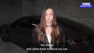 Notorious mega-slut gets parked and plumbed hard, with a cum shot to the face - XXX!