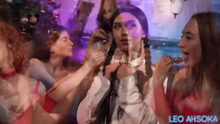Leo Ahsoka hooked up with a steaming chick at the Christmas soiree - greatest XXX