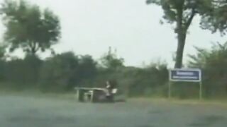 Asian Amateur Couple's Outdoor Fun