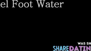 Korean Amateur Foot Goddess - Water Play with Cruel Tease