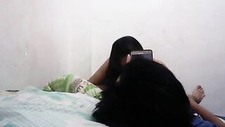 Indonesian Babe Rides Cowgirl Style and 69