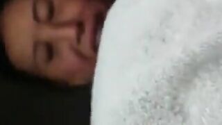 Asian MILF Gives a Handjob in a Car