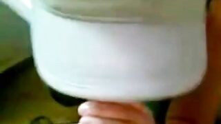 Asian Amateur Babe Swallows Cum