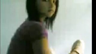 Amateur Asian Couple's Warm-Up Session